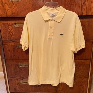 Lacoste Men's Large Classic Polo Yellow